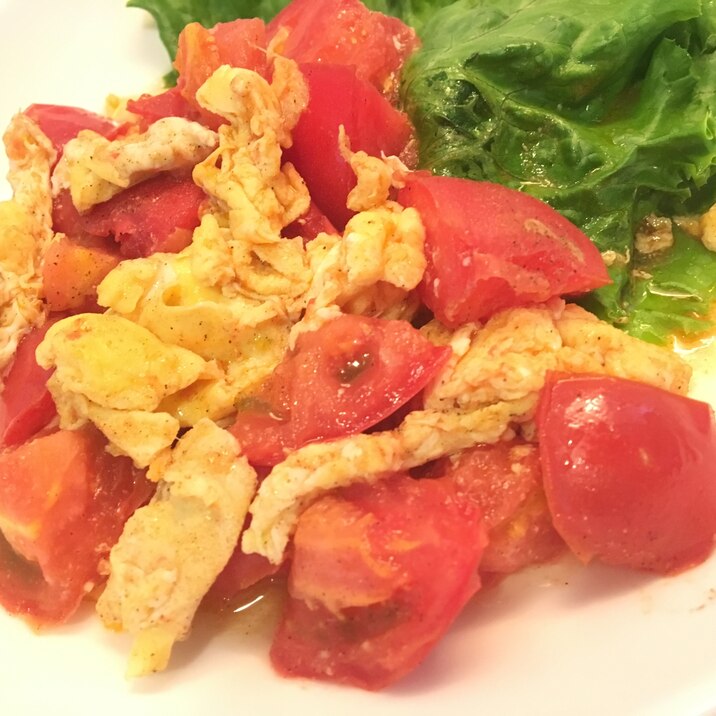 トマト大量消費に 簡単中華風トマたま炒め レシピ 作り方 By まぁまぁ78 楽天レシピ